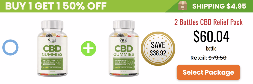 Golden Farms CBD Gummies 1 bottle